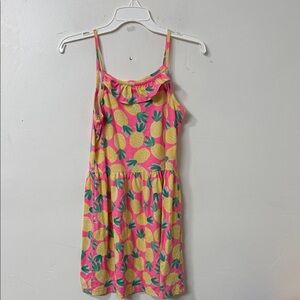 Carter's Pink and Yellow Fruit Print Dress